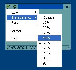 Say The Time: Notes Options